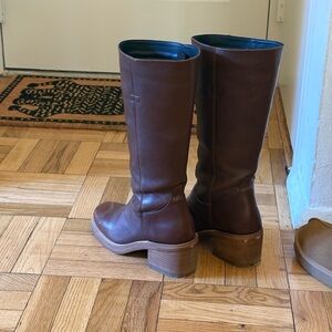 Dingo Dark Brown Heeled Boots